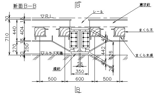 図-3 横桁・槽状桁の取付部詳細図